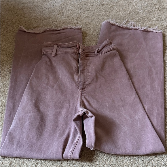 Zara Dusty Pink Jeans - Picture 1 of 4
